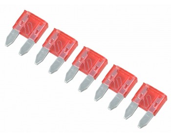 10 Amp Mini Blade Fuses (5 Per Pack)